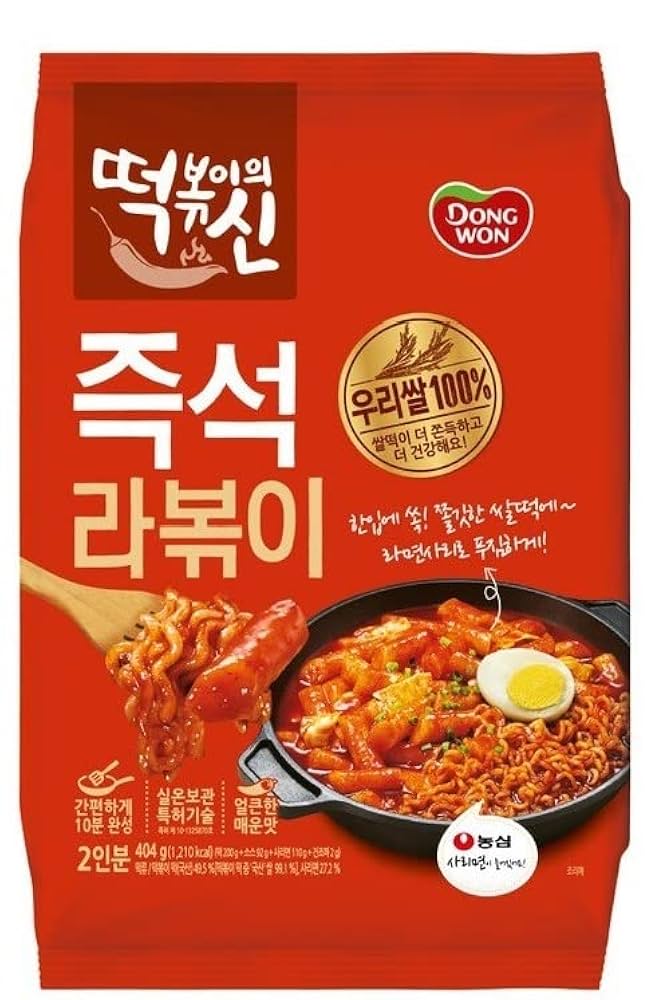 Amazon.co.jp: 【東遠】ラッポッキ404g(2～3人前)×3袋 : 食品